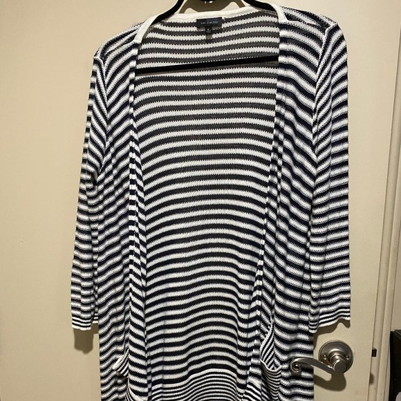 The Limited Navy and White Cardigan - NWOT - Picture 2 of 4